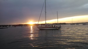 Sunset on the Severn River, Annapolis, MD.