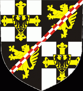 Shield of Hartmann von Helbrungen - 1273-1282. the 11th Grand Master of the Teutonic Order, serving from 1273- 1282. 